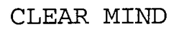 CLEAR MIND trademark