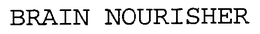 BRAIN NOURISHER trademark