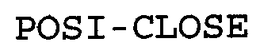 POSI-CLOSE trademark