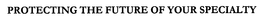 PROTECTING THE FUTURE OF YOUR SPECIALTY trademark