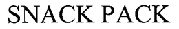 SNACK PACK trademark