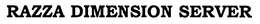 RAZZA DIMENSION SERVER trademark