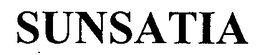 SUNSATIA trademark