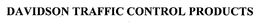 DAVIDSON TRAFFIC CONTROL PRODUCTS trademark