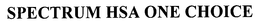 SPECTRUM HSA ONE CHOICE trademark