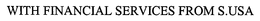 WITH FINANCIAL SERVICES FROM S.USA trademark