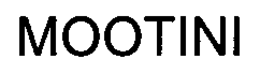 MOOTINI trademark