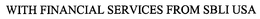 WITH FINANCIAL SERVICES FROM SBLI USA trademark