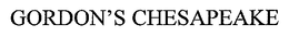 GORDON'S CHESAPEAKE trademark