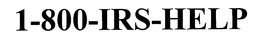 1-800-IRS-HELP trademark