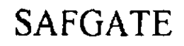 SAFGATE trademark