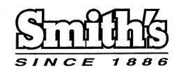 SMITH'S SINCE 1886 trademark