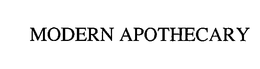 MODERN APOTHECARY trademark