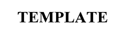 TEMPLATE trademark