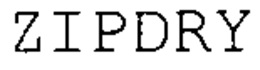 ZIPDRY trademark