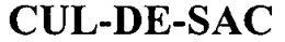 CUL-DE-SAC trademark