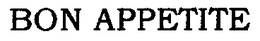 BON APPETITE trademark