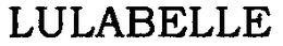 LULABELLE trademark
