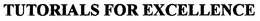 TUTORIALS FOR EXCELLENCE trademark
