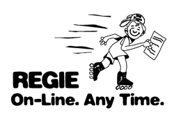 REGIE ON-LINE. ANY TIME. trademark