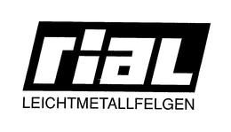 RIAL LEICHTMETALLFELGEN trademark