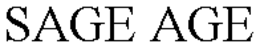 SAGE AGE trademark