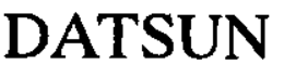 DATSUN trademark