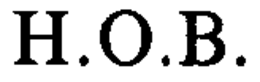 H.O.B. trademark