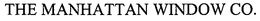 THE MANHATTAN WINDOW CO. trademark