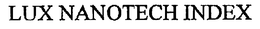 LUX NANOTECH INDEX trademark