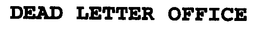 DEAD LETTER OFFICE trademark