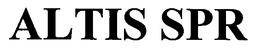 ALTIS SPR trademark