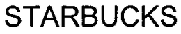 STARBUCKS trademark
