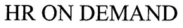 HR ON DEMAND trademark