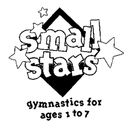 SMALL STARS GYMNASTICS FOR AGES 1 TO 7 trademark