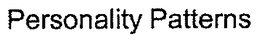 PERSONALITY PATTERNS trademark