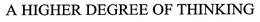 A HIGHER DEGREE OF THINKING trademark