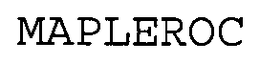 MAPLEROC trademark