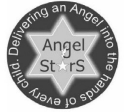 DELIVERING AN ANGEL INTO THE HANDS OF EVERY CHILD ANGEL STARS trademark
