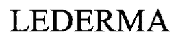 LEDERMA trademark