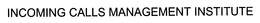 INCOMING CALLS MANAGEMENT INSTITUTE trademark