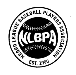 NLBPA NEGRO LEAGUE BASEBALL PLAYERS ASSOCIATION EST. 1990 trademark