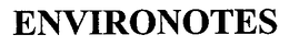 ENVIRONOTES trademark