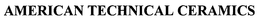 AMERICAN TECHNICAL CERAMICS trademark