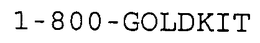 1-800-GOLDKIT trademark