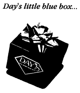 DAY'S LITTLE BLUE BOX... trademark