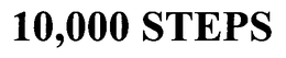 10,000 STEPS trademark