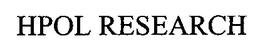 HPOL RESEARCH trademark