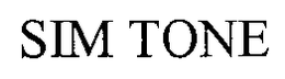 SIM TONE trademark