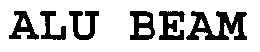 ALU BEAM trademark